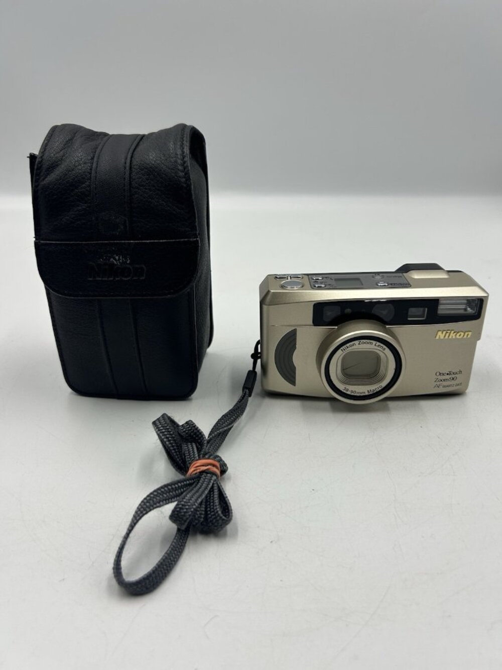 Nikon One Touch Zoom 90s AF QD 35mm Point & Shoot Film Camera Untested✅
